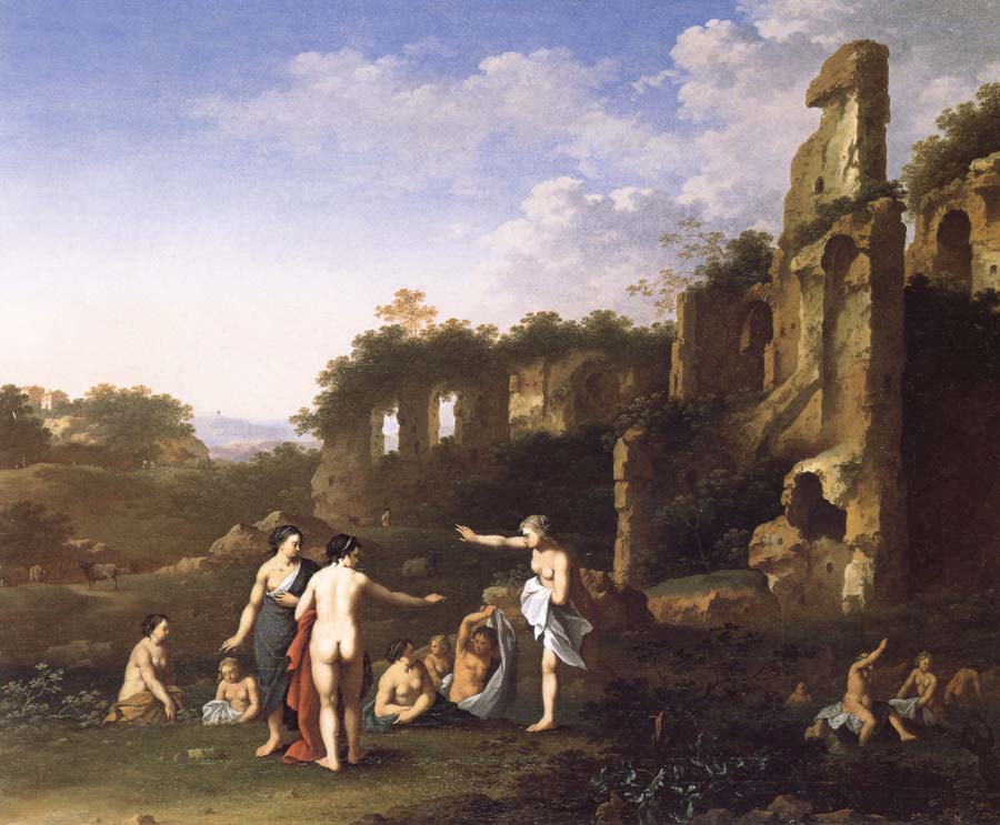 Women Bathing in a Landscape